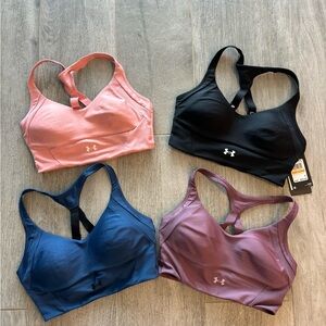 Under Armour Women's Sports Bra Set - Pink, Black, Blue, Purple